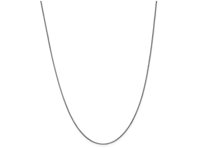 Finejewelers 14k White Gold 1mm Box Chain Necklace